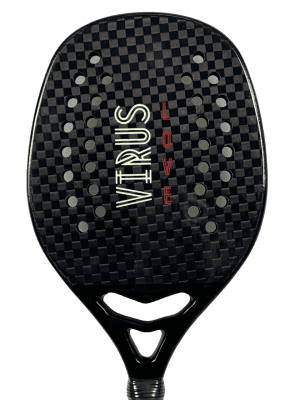 Detalle de Raqueta tenis playa VIRUS LOVE