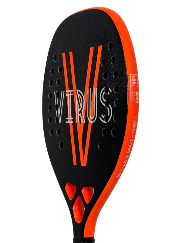 Raqueta de competición tenis playa VIRUS Typhus2