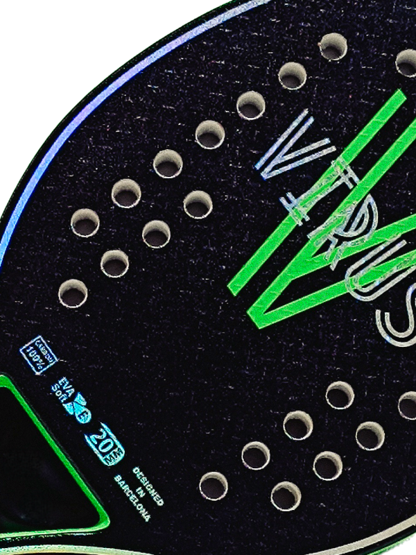 Raqueta de tenis playa Modelo Green detalle